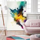 Chromatic Chaos by Mauro on GIANT ART - vibrant artwork illustration vibrant artwork