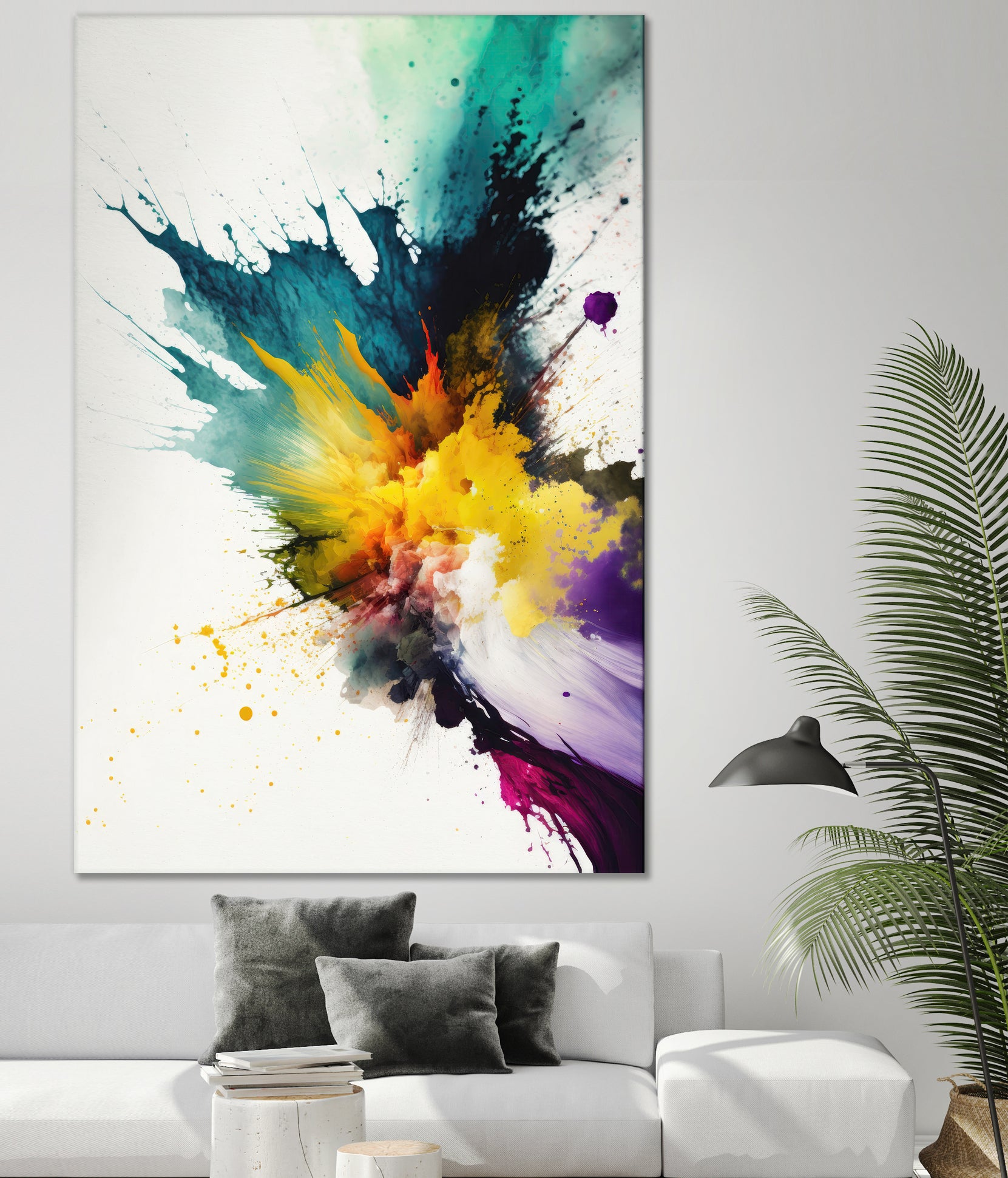 Chromatic Chaos by Mauro on GIANT ART - vibrant artwork illustration vibrant artwork
