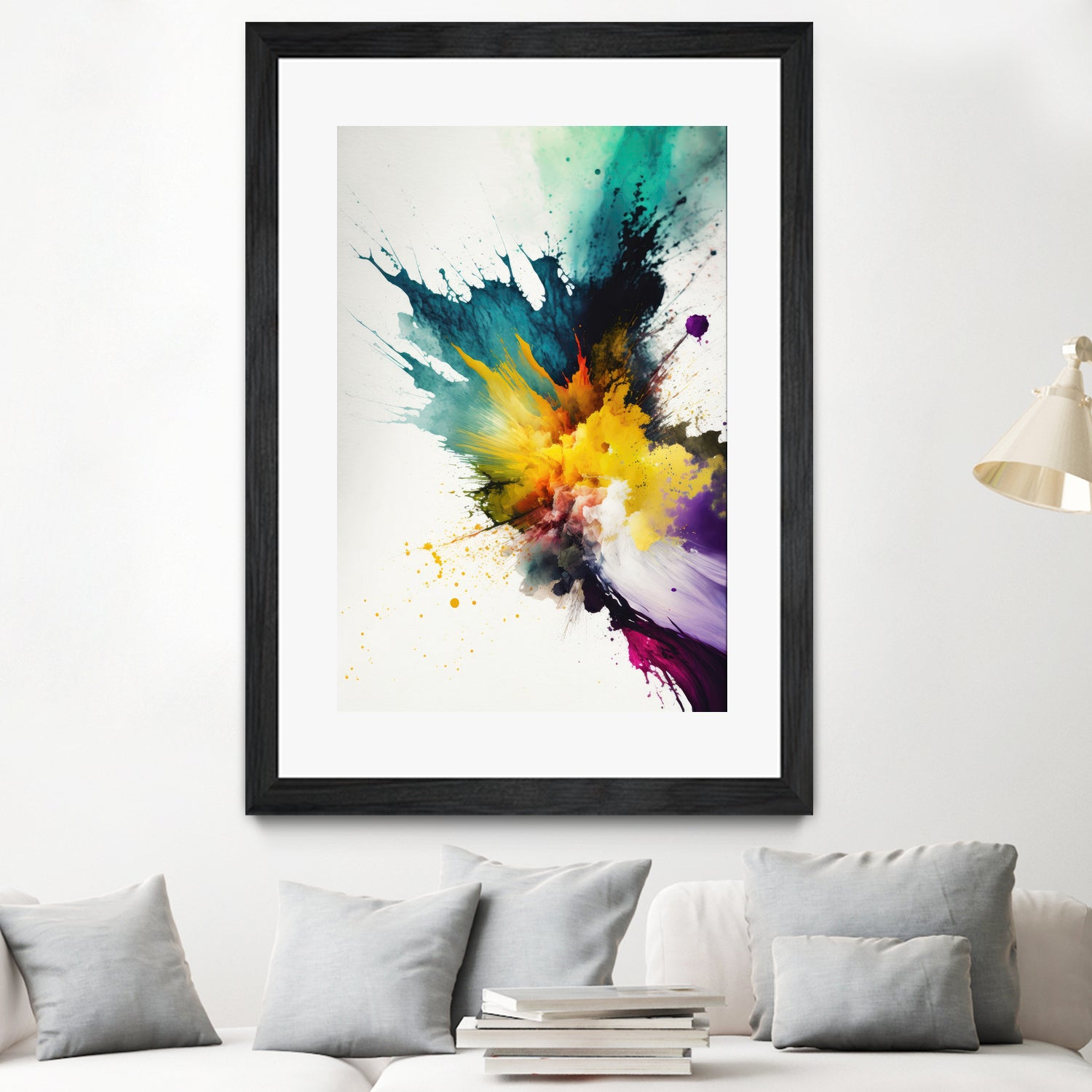 Chromatic Chaos by Mauro on GIANT ART - vibrant artwork illustration vibrant artwork