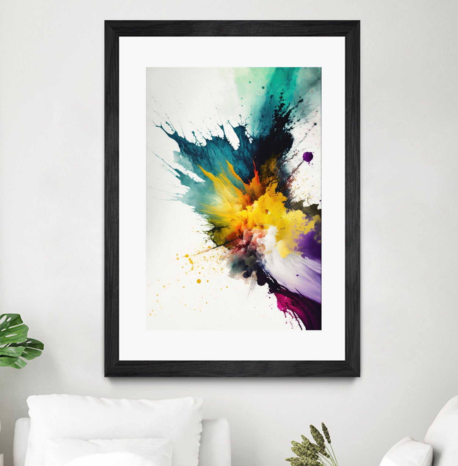 Chromatic Chaos by Mauro on GIANT ART - vibrant artwork illustration vibrant artwork