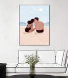 First Kiss by Maja on GIANT ART - illustration love