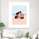 First Kiss by Maja on GIANT ART - illustration love