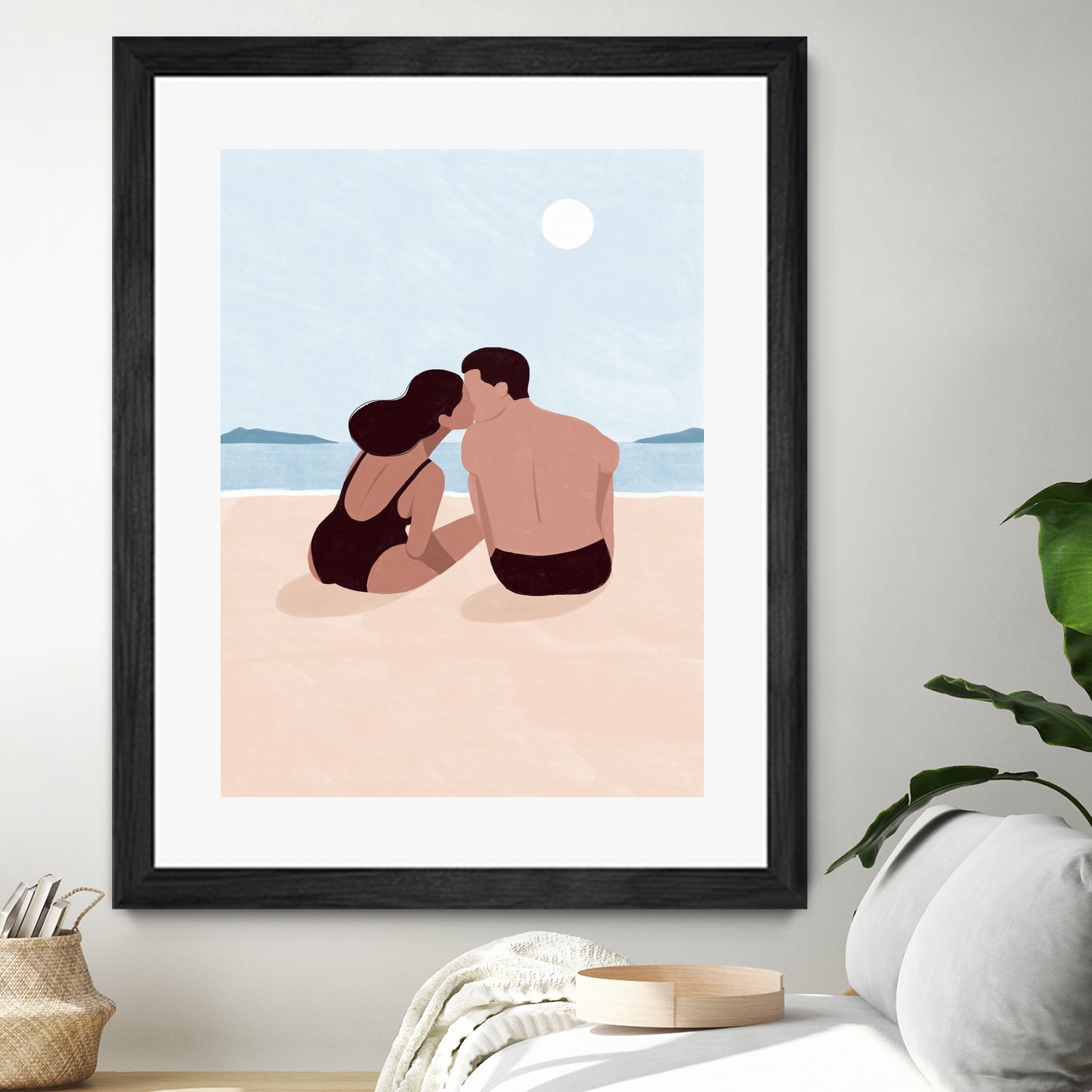 First Kiss by Maja on GIANT ART - illustration love