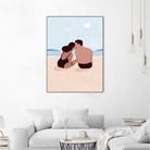 First Kiss by Maja on GIANT ART - illustration love