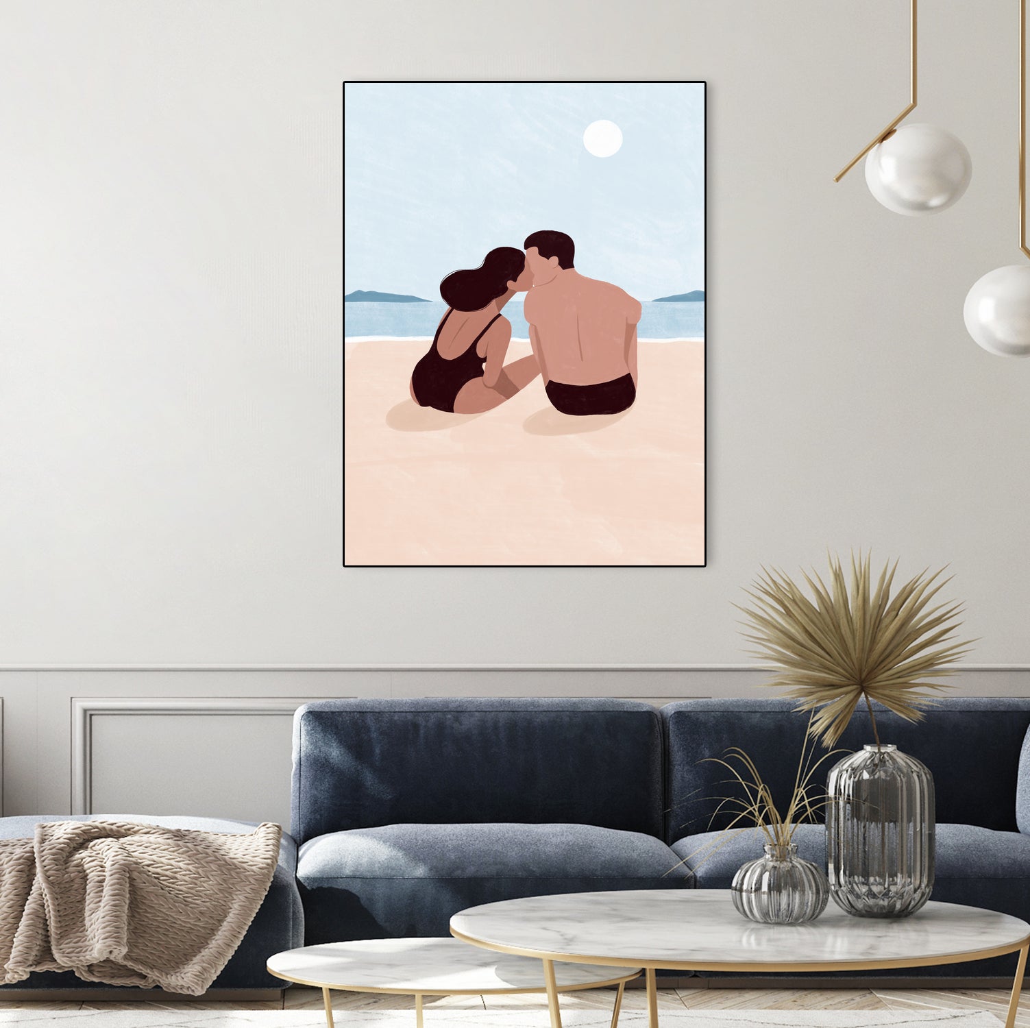 First Kiss by Maja on GIANT ART - illustration love