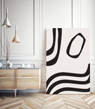 Black Curves by Sally Ann Moss on GIANT ART - line art abstract