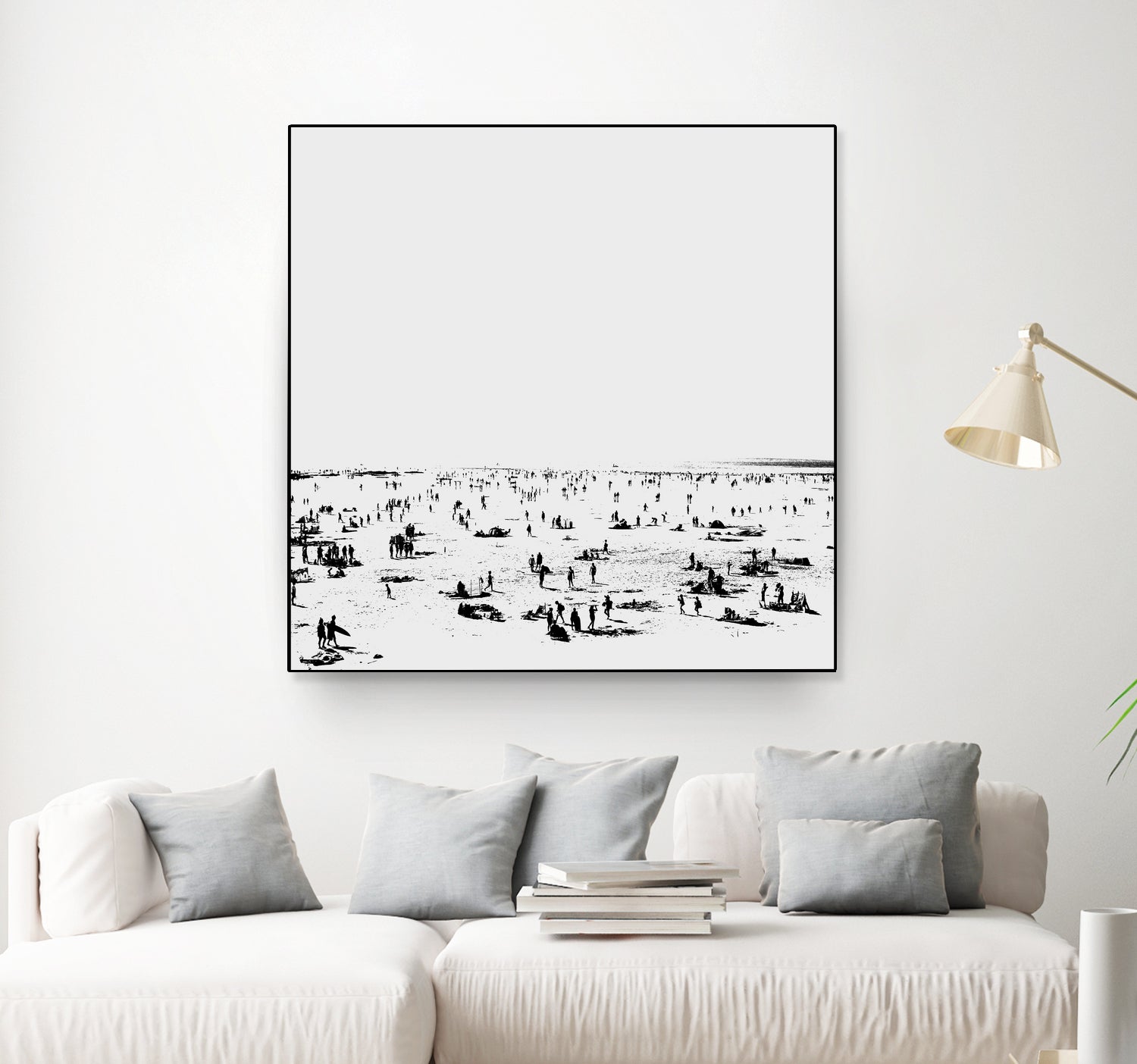 Beach No2 by Dan on GIANT ART - illustration bright