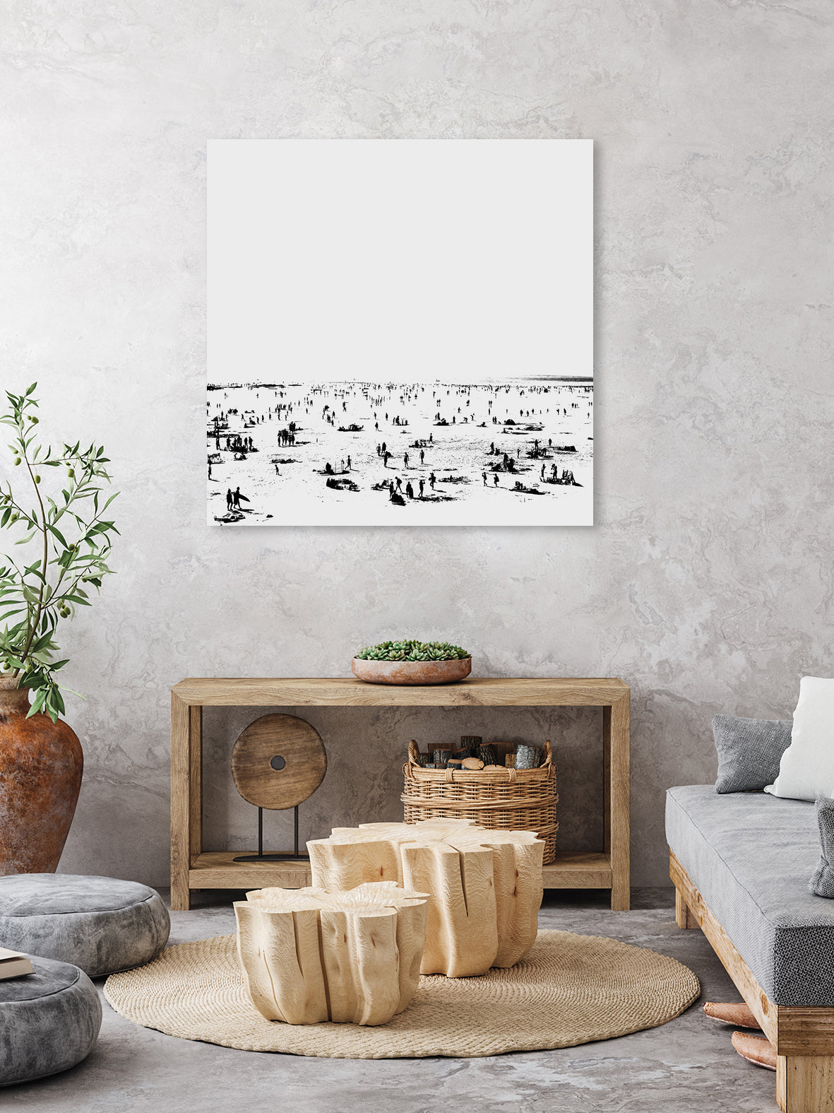 Beach No2 by Dan on GIANT ART - illustration bright