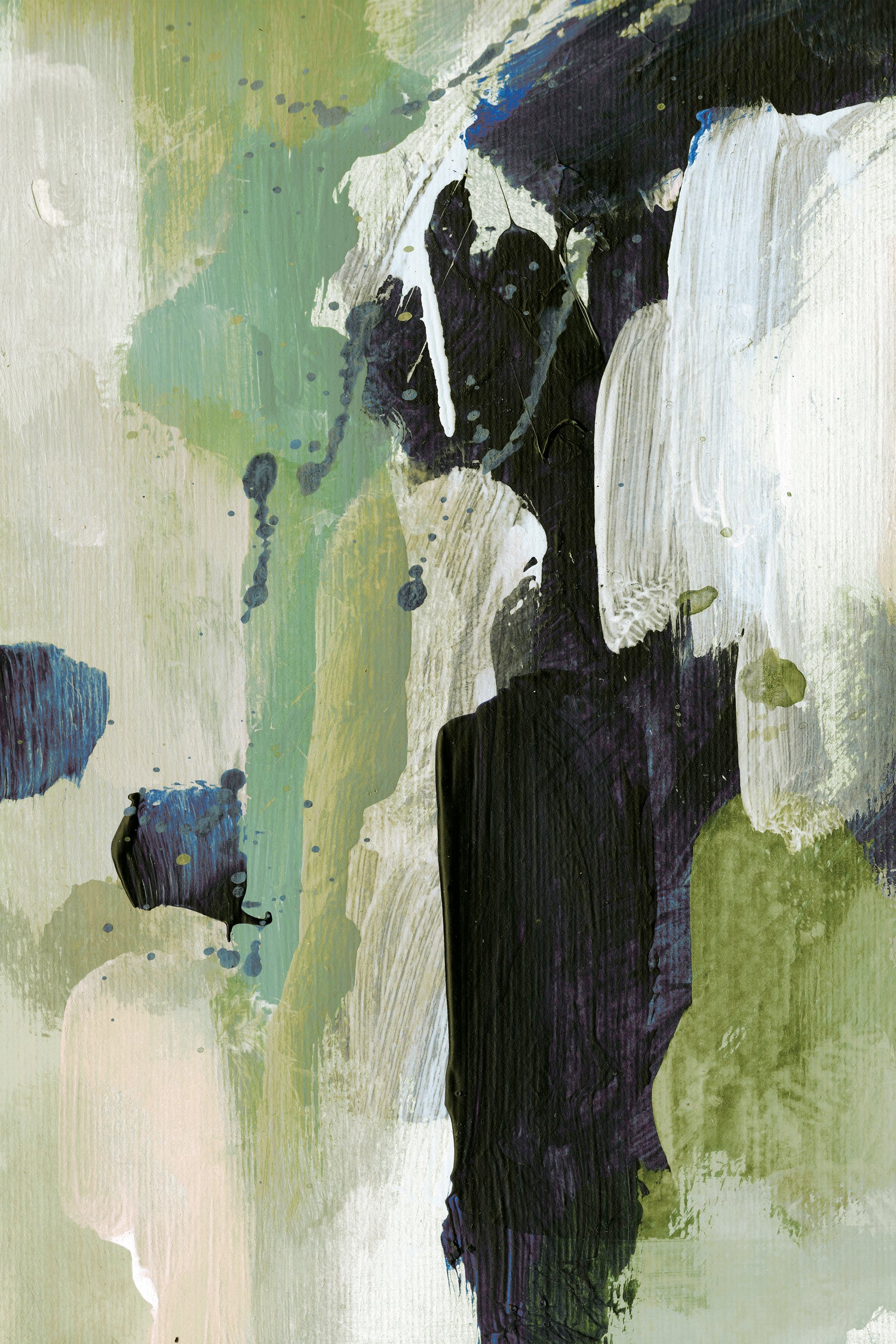 Waterfall by Dan on GIANT ART - abstract green