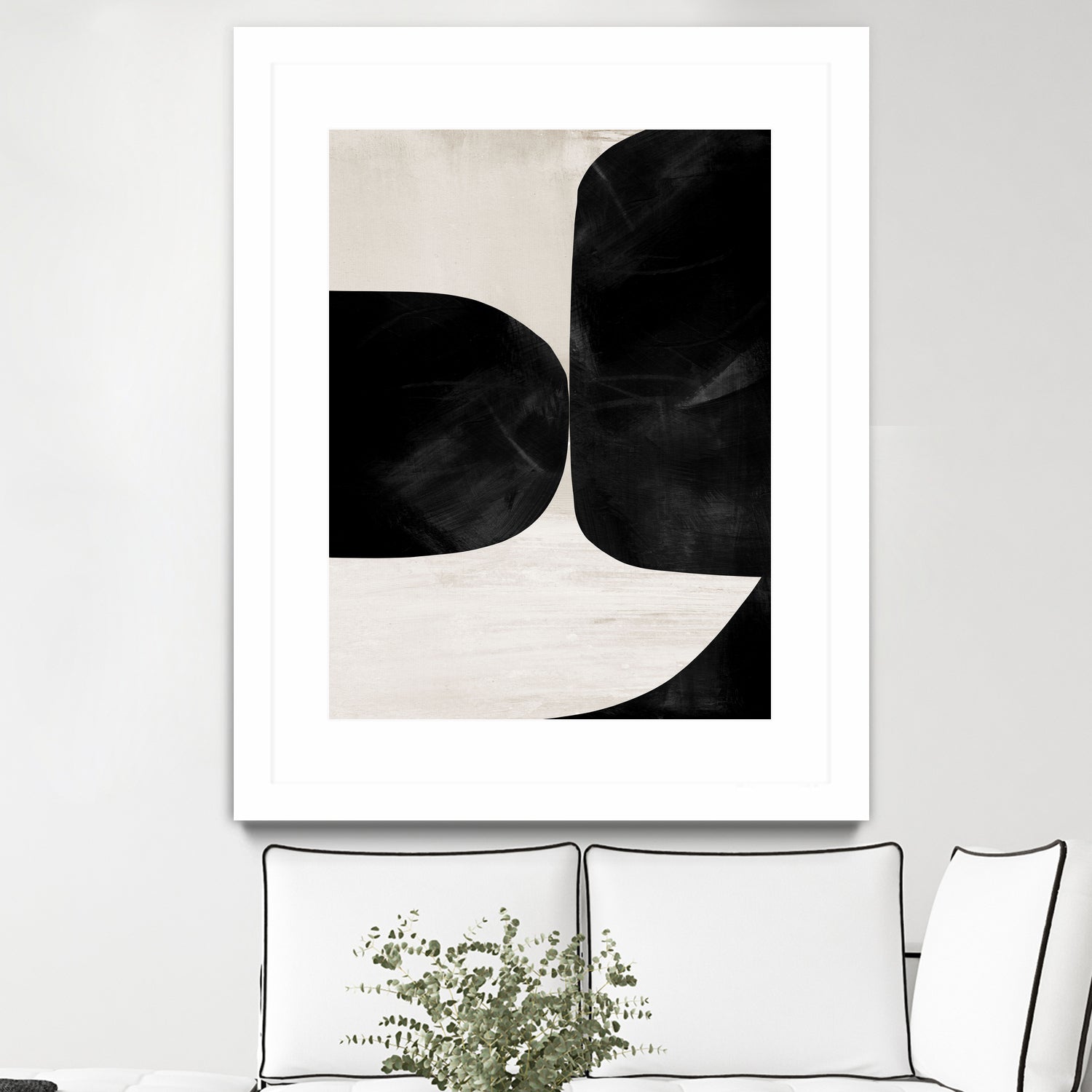 Night No2 by Dan on GIANT ART - abstract bw