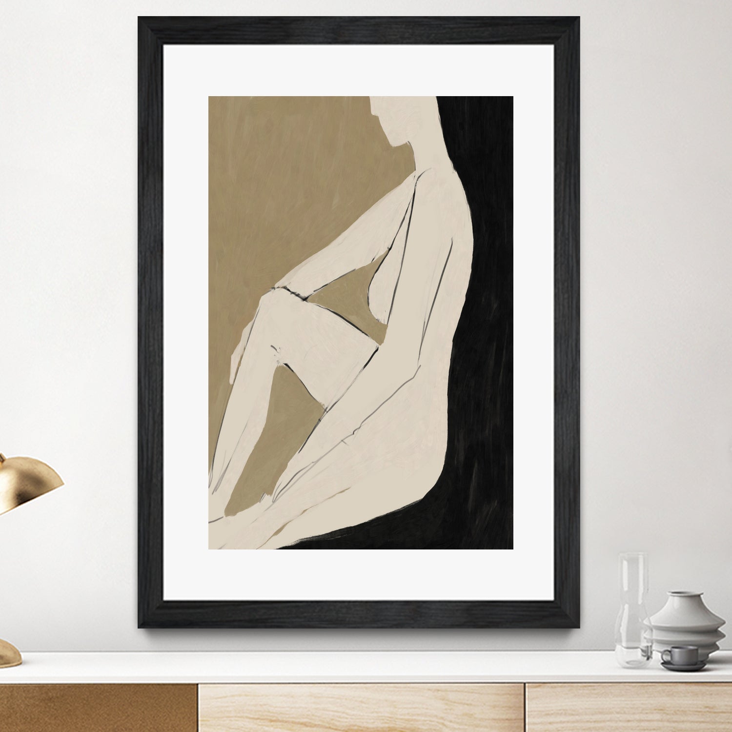 Chill by Dan on GIANT ART - abstract woman