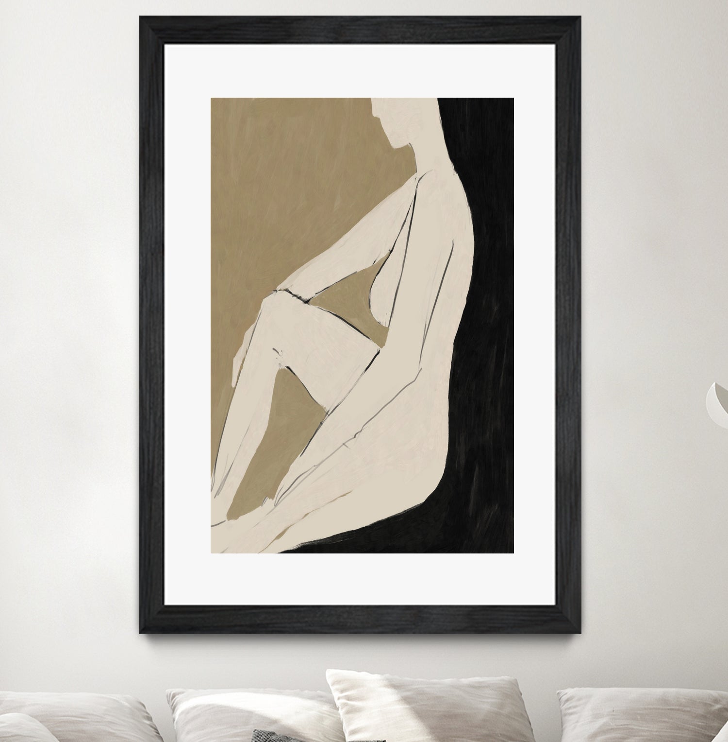 Chill by Dan on GIANT ART - abstract woman