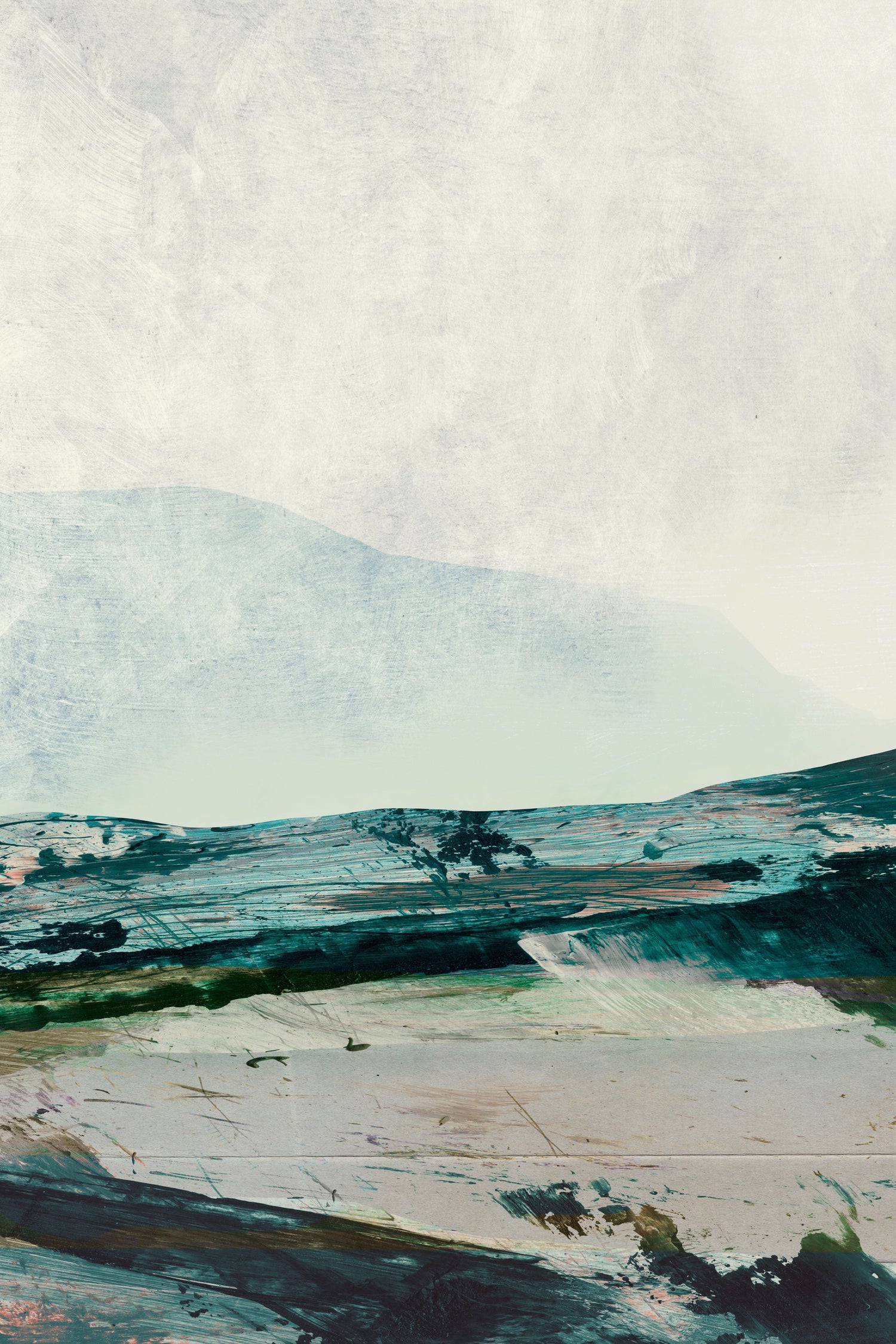 Mountains by Dan hobday on GIANT ART - abstract
