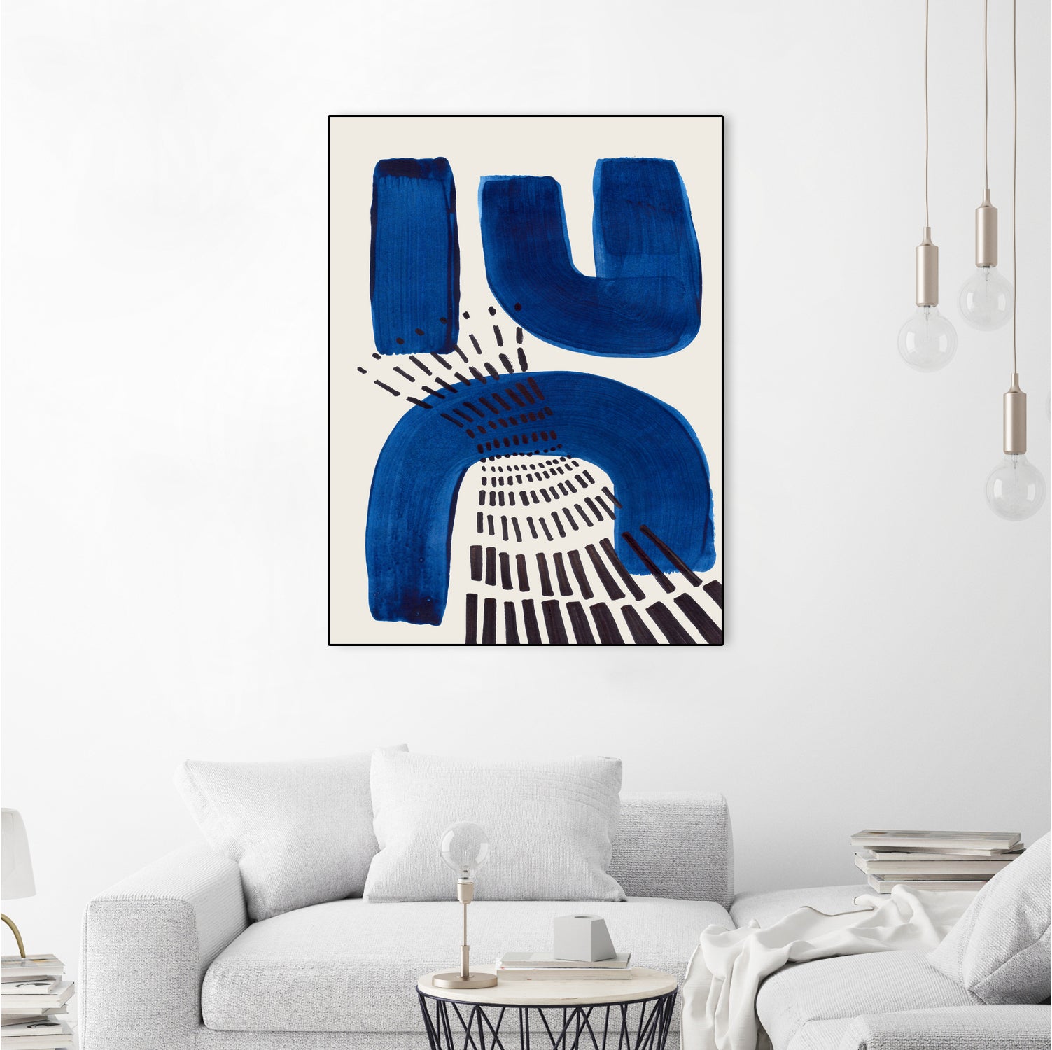 Blue Magnet by Ejaaz on GIANT ART - abstract blue