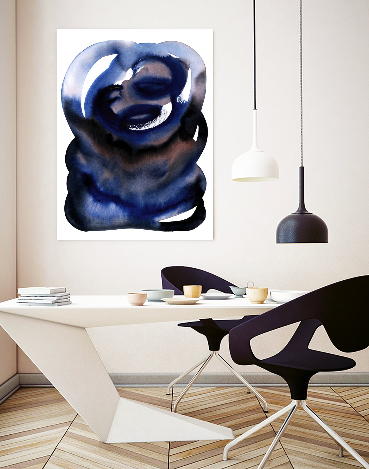 Brln Blue by Djaheda on GIANT ART - abstract abstract
