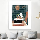 Bathroom Babe by Ivy Green Illustrations on GIANT ART - home illustration home