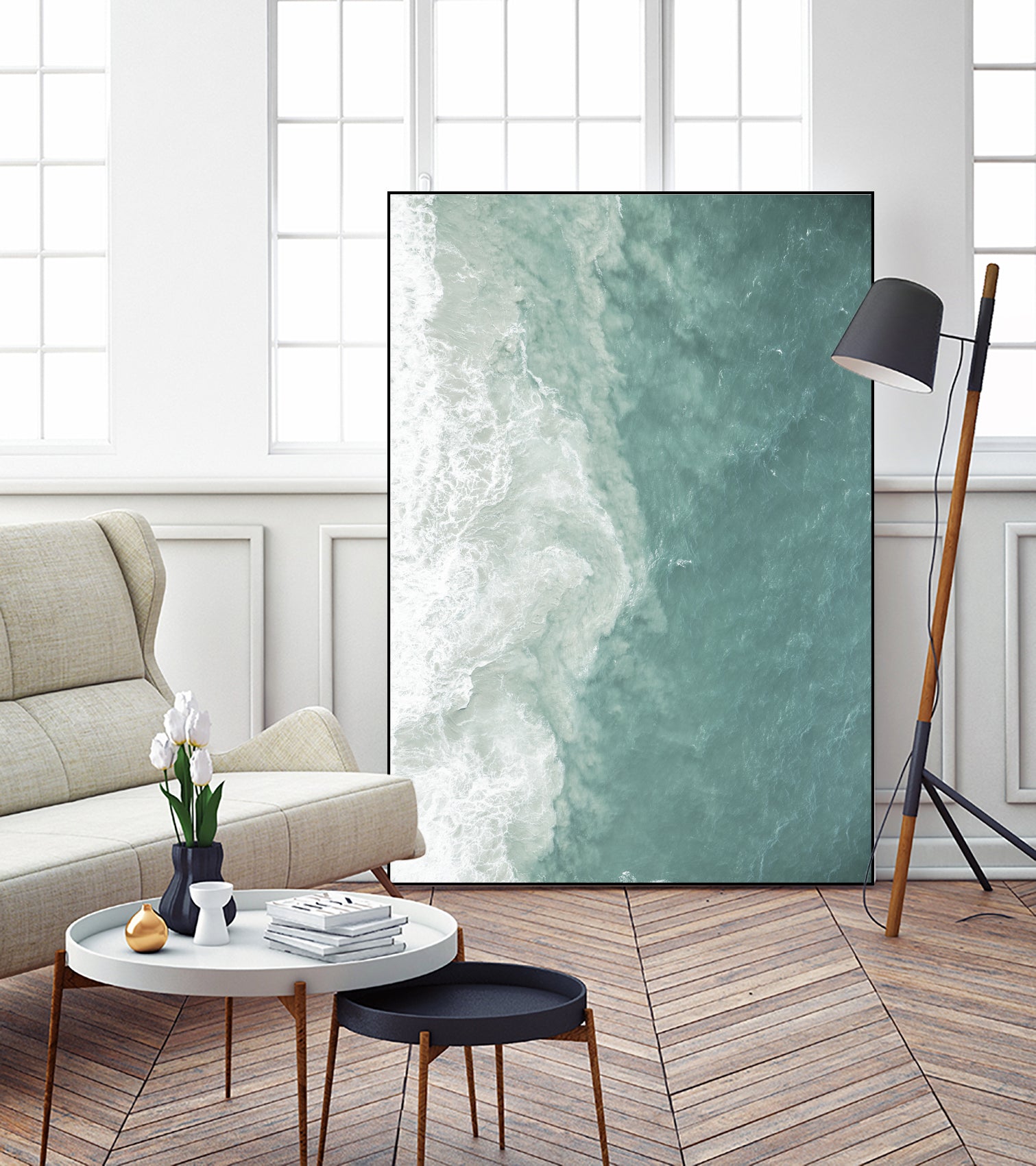 Ocean's Edge by Shot by Clint on GIANT ART - landscape ocean waves