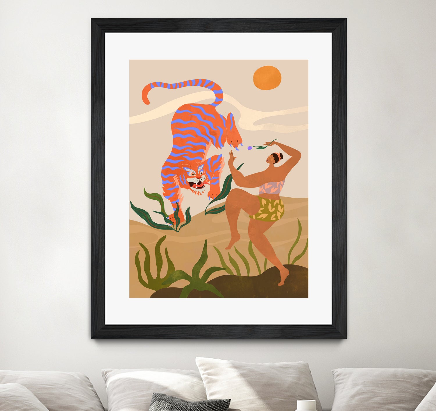 Dance With Me by Arty Guava on GIANT ART - illustration color