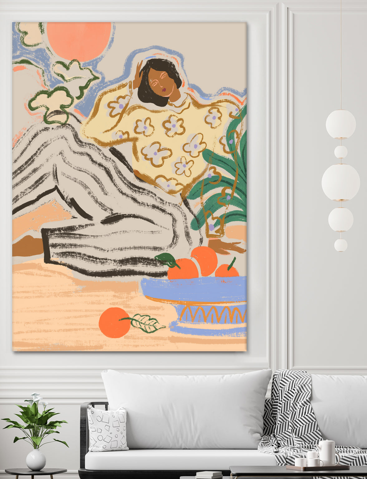 Lazydays by Arty on GIANT ART - orange figurative