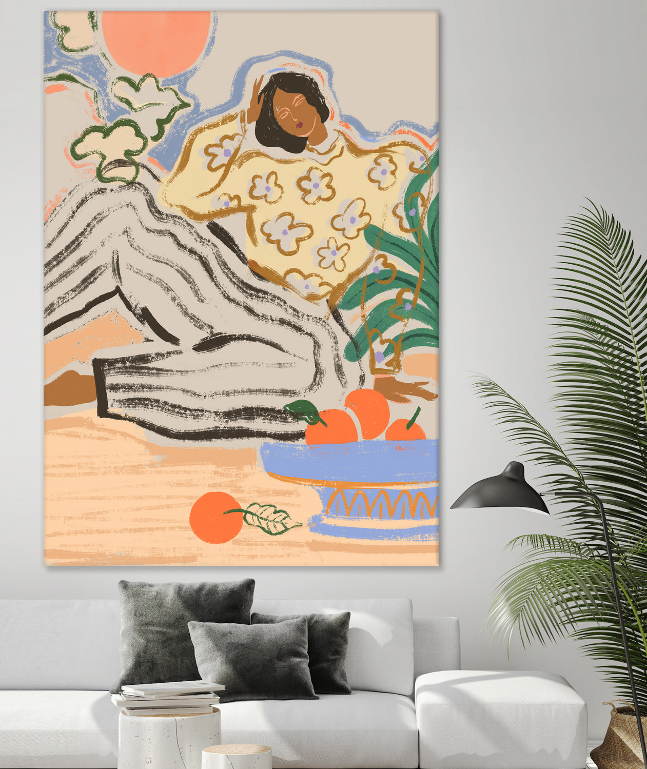 Lazydays by Arty on GIANT ART - orange figurative