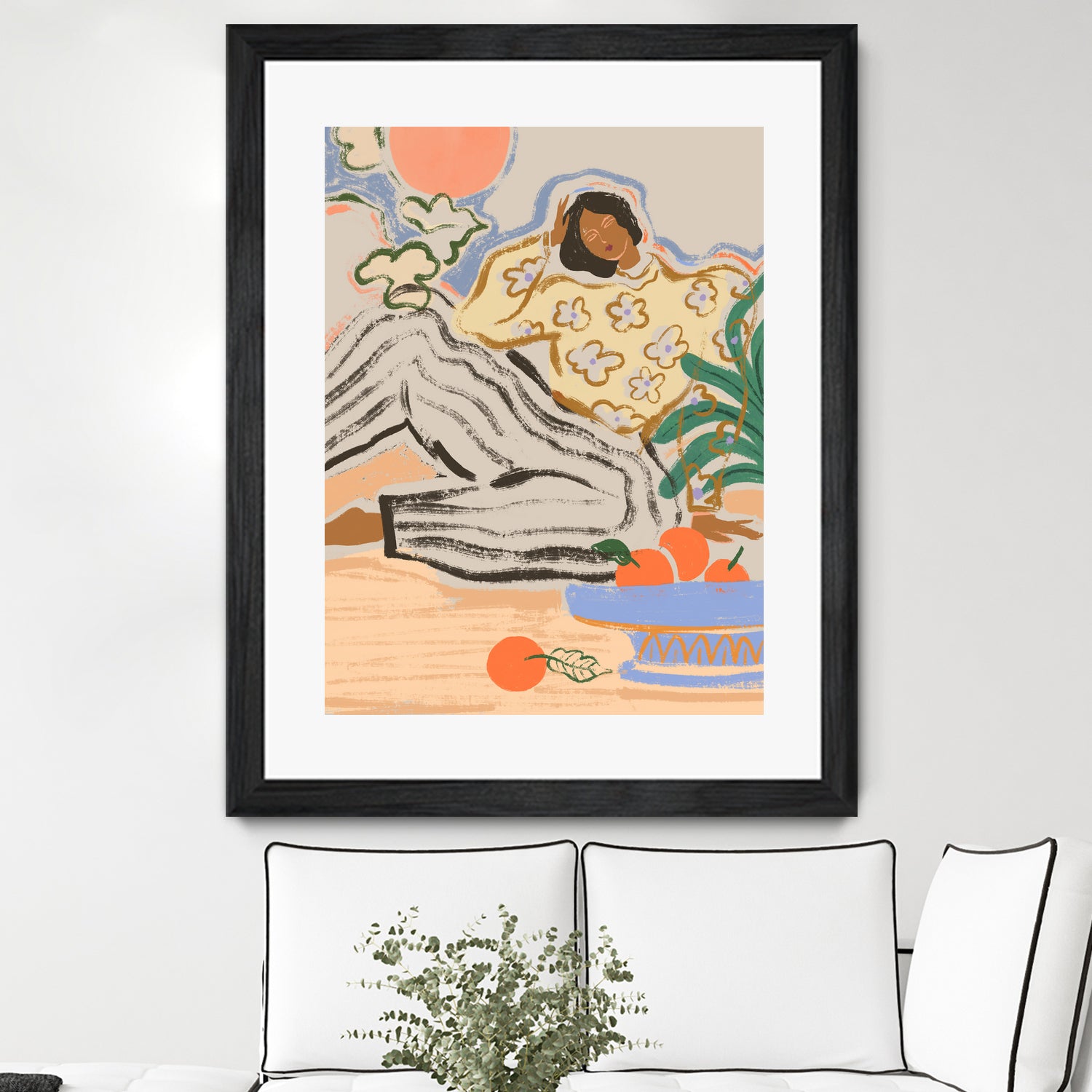 Lazydays by Arty on GIANT ART - orange figurative