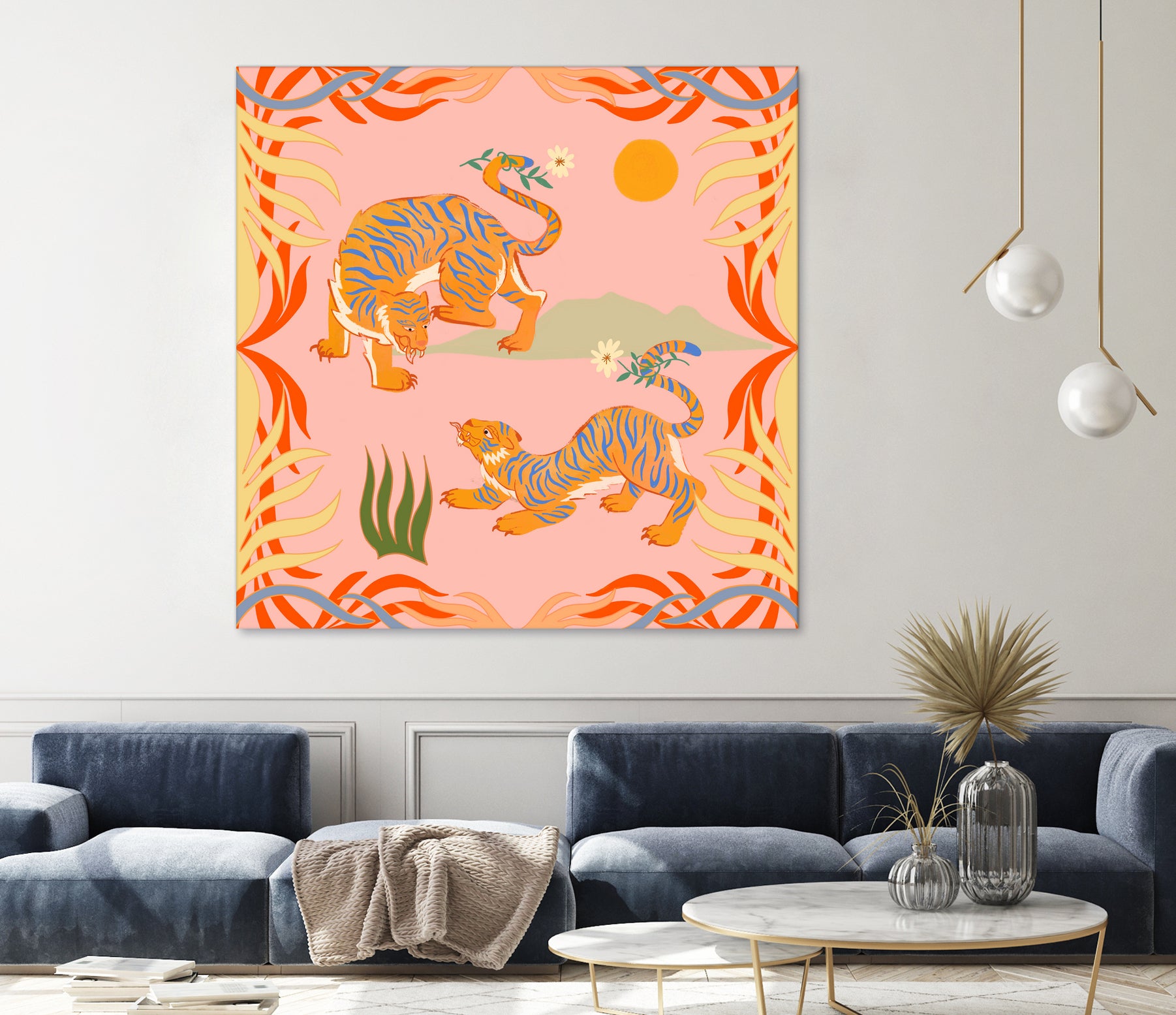 Rawring Playmates by Arty Guava on GIANT ART - illustration animal