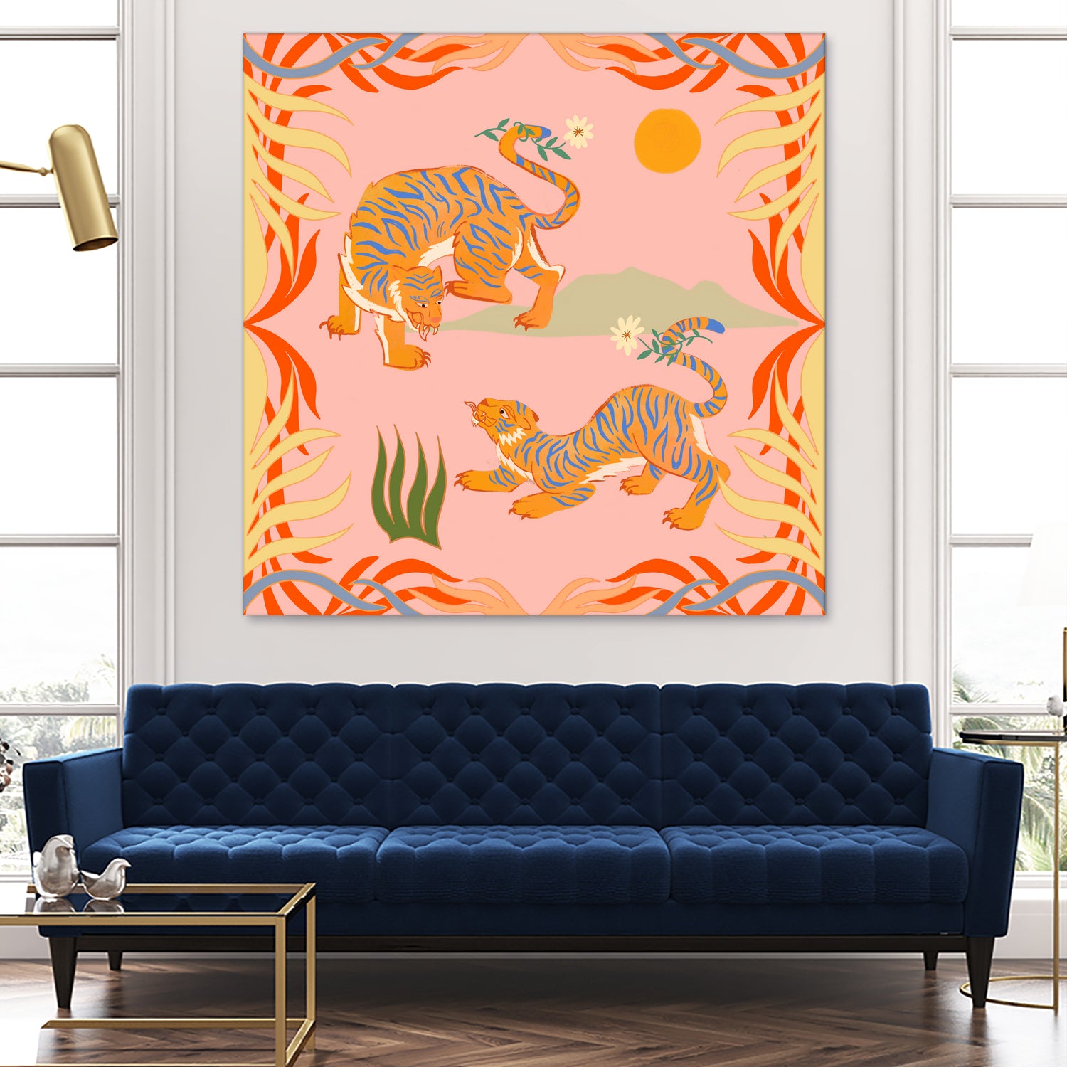 Rawring Playmates by Arty Guava on GIANT ART - illustration animal