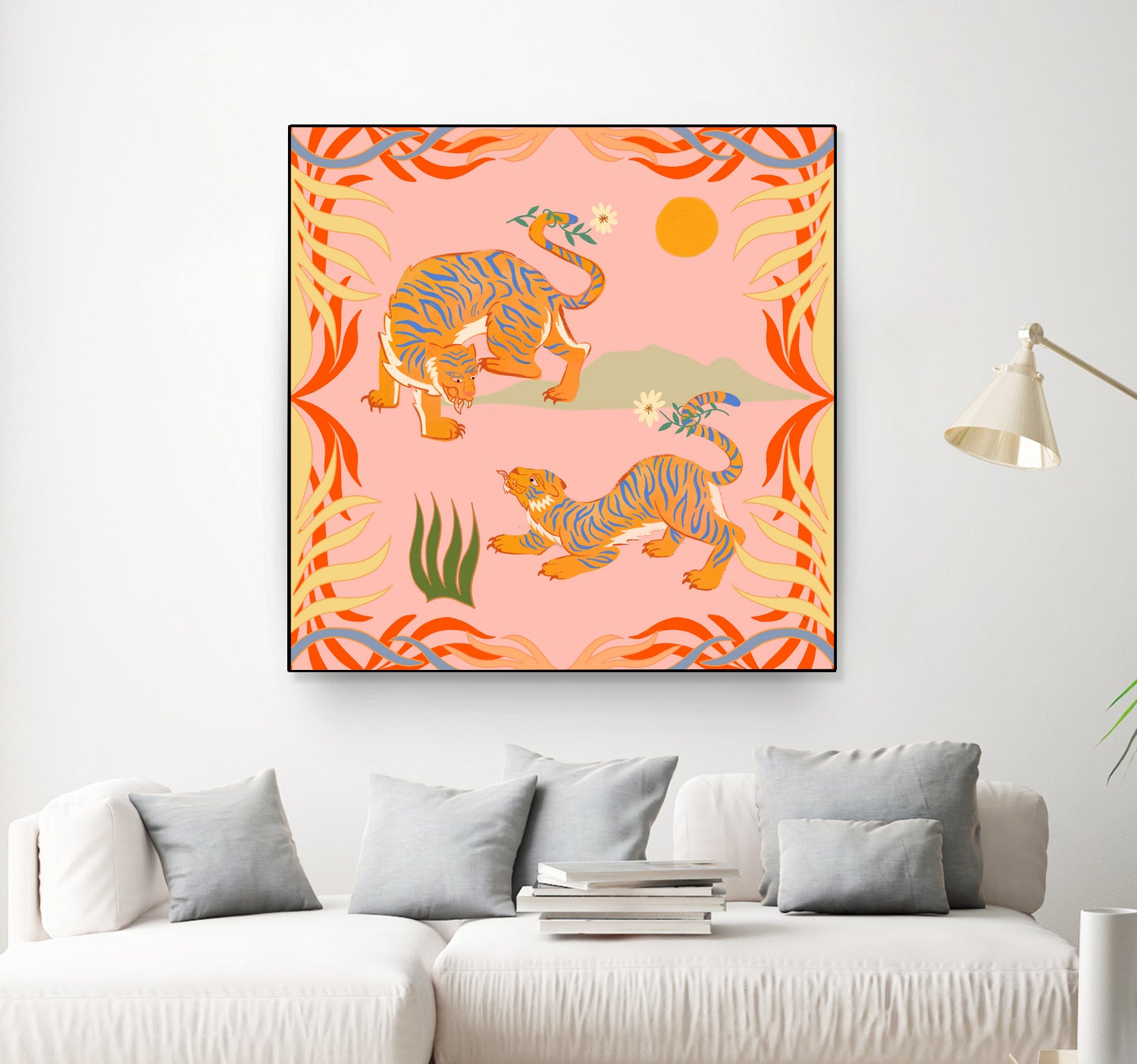 Rawring Playmates by Arty Guava on GIANT ART - illustration animal