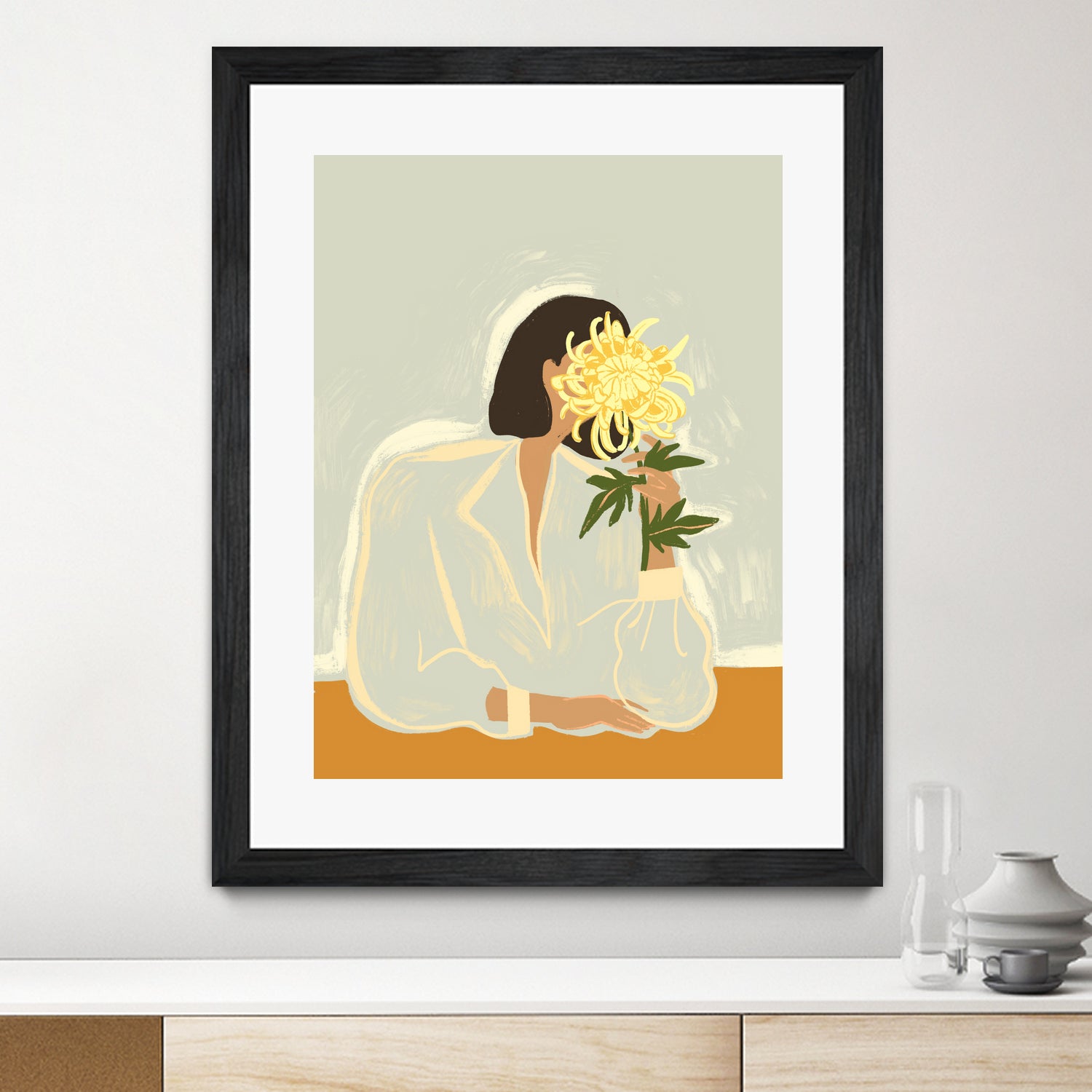 Thecrysanthemum by Arty on GIANT ART - figurative person