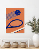 Tennis 80s by Rosi on GIANT ART - illustration tennis
