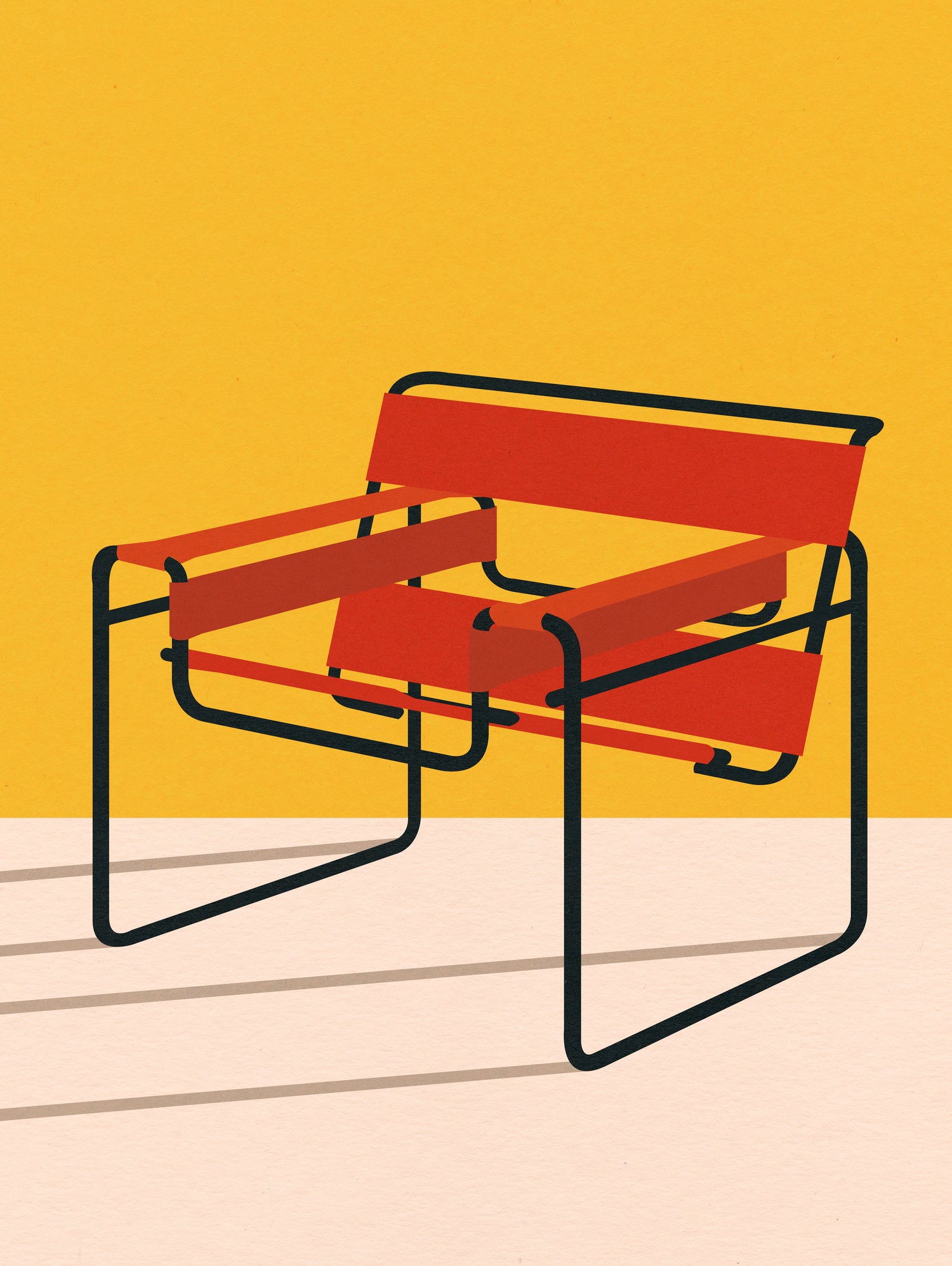 Wassily Chair Marcel Breuer by Rosi on GIANT ART - illustration chair