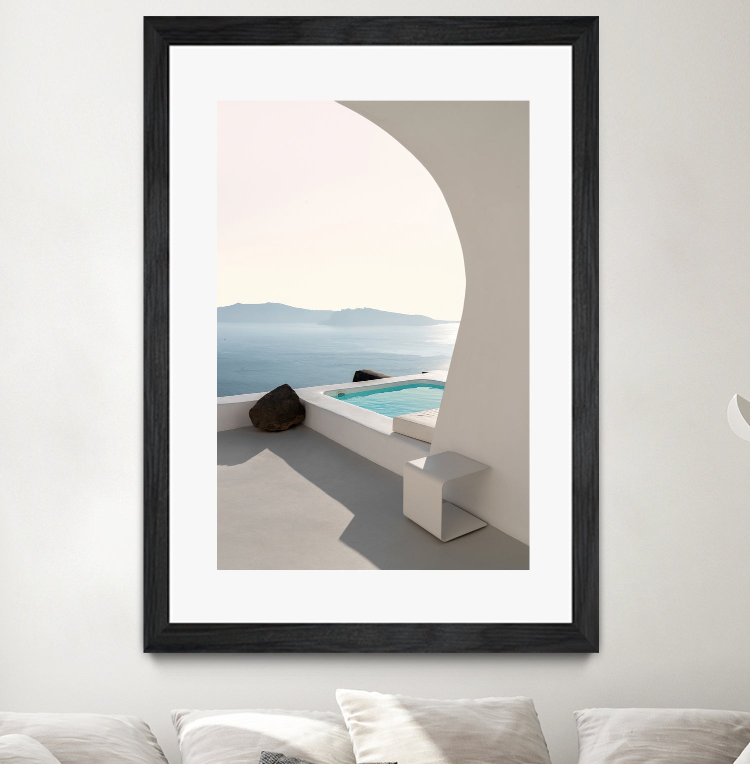 Aenaon Seaview Villa by Minorstep on GIANT ART - blue photgraphy harmony