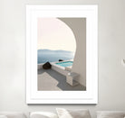 Aenaon Seaview Villa by Minorstep on GIANT ART - blue photgraphy harmony