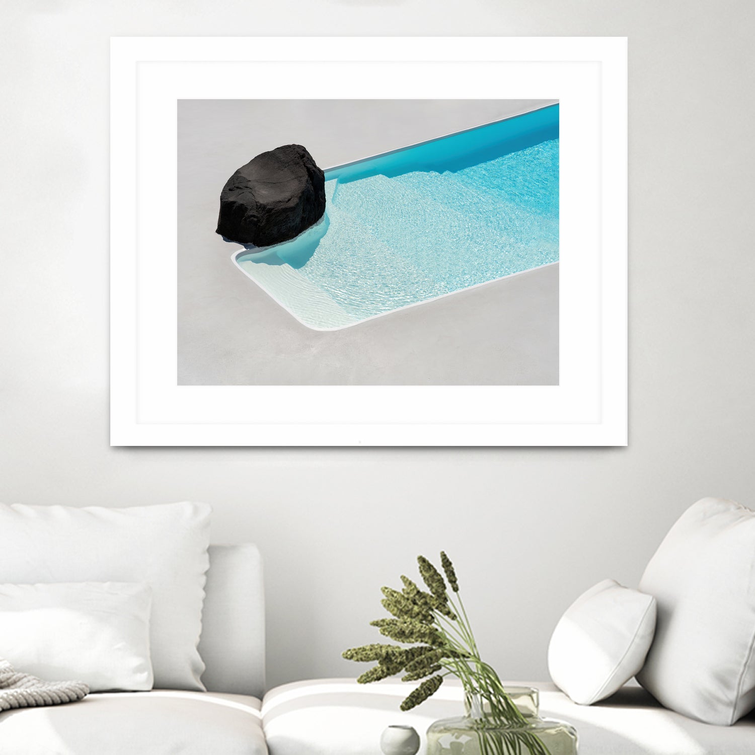 The Pool by Minorstep on GIANT ART - bleu photography greek