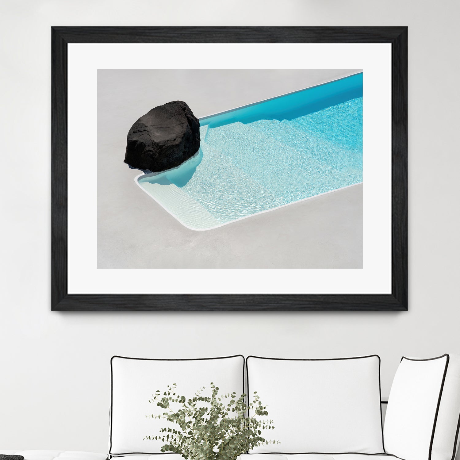 The Pool by Minorstep on GIANT ART - bleu photography greek