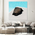 Rock By The Pool by Minorstep on GIANT ART - abstract rock