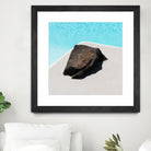 Rock By The Pool by Minorstep on GIANT ART - abstract rock