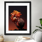 Still Life Flowers No4 by Minorstep on GIANT ART - red flowers and plants studio