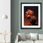 Still Life Flowers No4 by Minorstep on GIANT ART - red flowers and plants studio