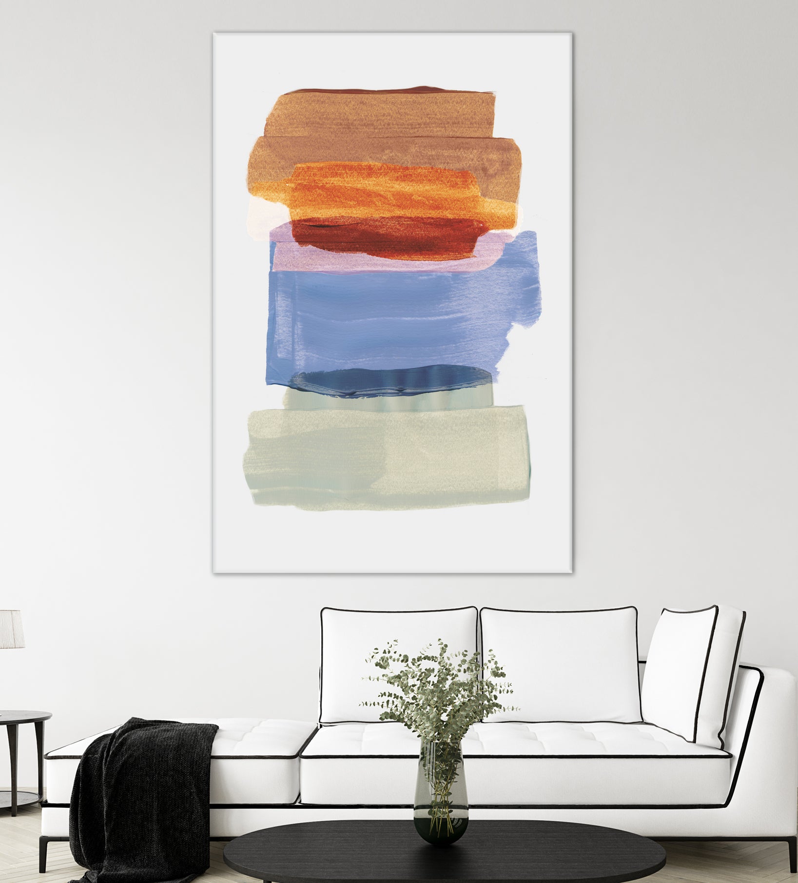 Abstract Brush Strokes 49 A1 by Mareike Bohmer on GIANT ART - abstract abstract abstract