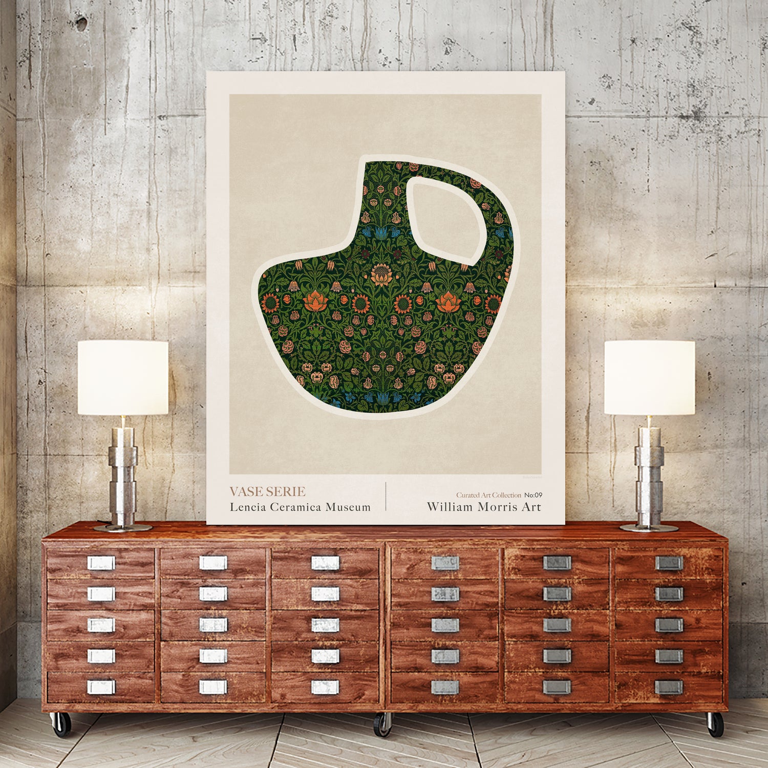 Wm Greek 09ratio 4x5 Print By Bohonewart by Emel Tunaboylu on GIANT ART - william morris flowers and plants william morris