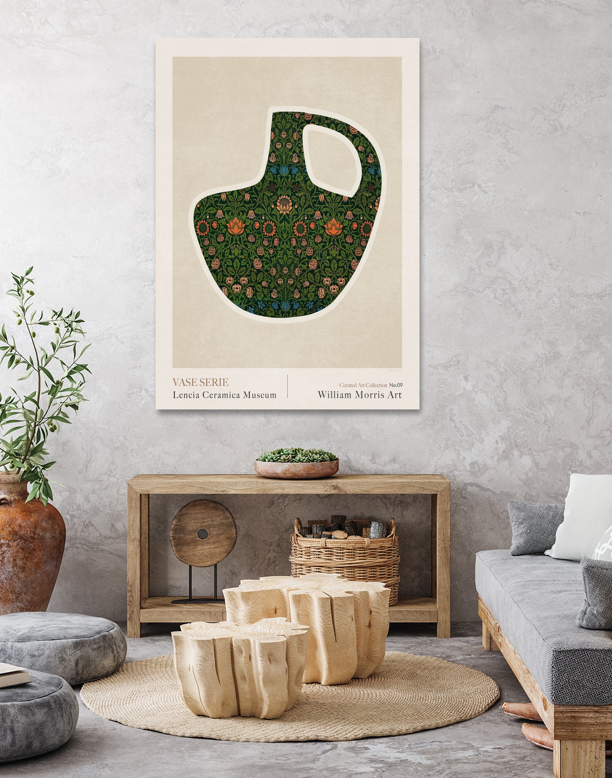 Wm Greek 09ratio 4x5 Print By Bohonewart by Emel Tunaboylu on GIANT ART - william morris flowers and plants william morris