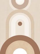 Beige Mid Century Poster by Elena Ristova on GIANT ART - abstract abstract