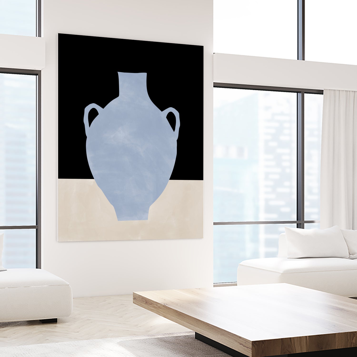 3x4 Aspectratio  Indigo34 by Elena on GIANT ART - illustration vase