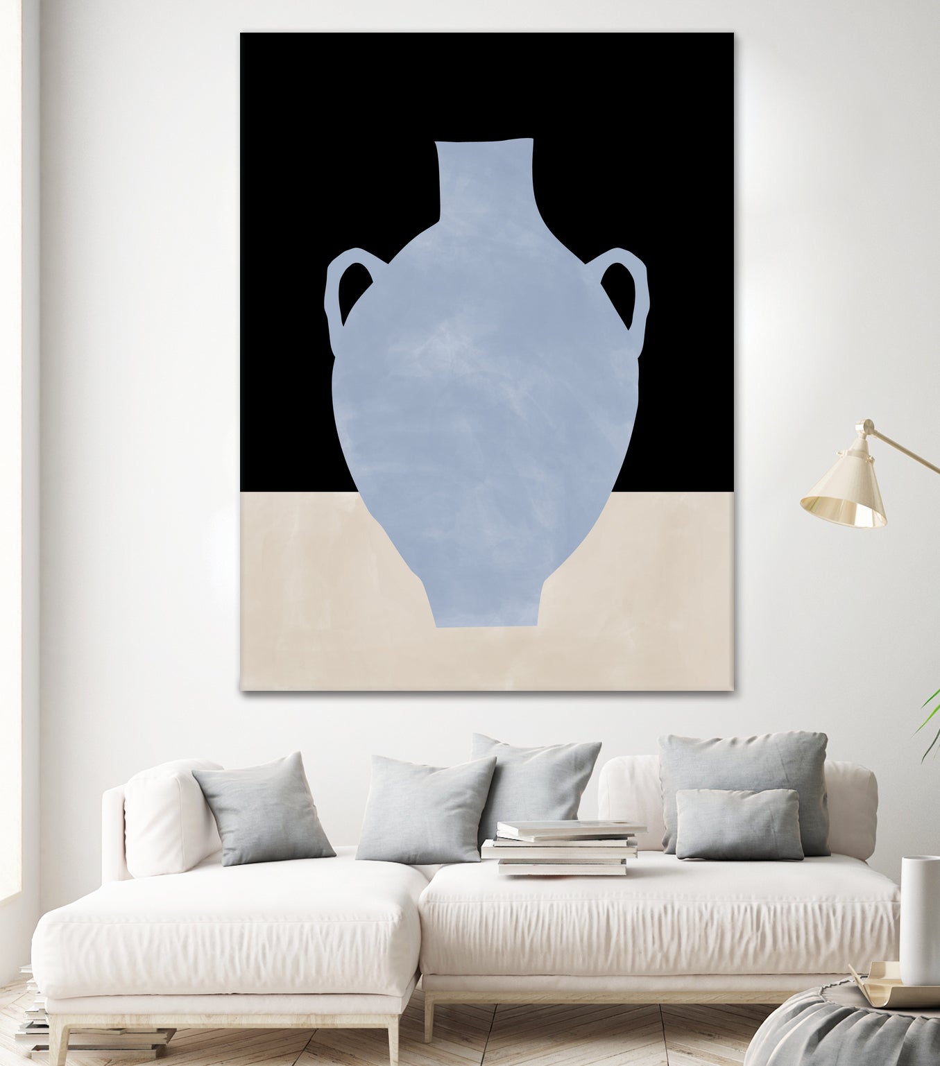 3x4 Aspectratio  Indigo34 by Elena on GIANT ART - illustration vase
