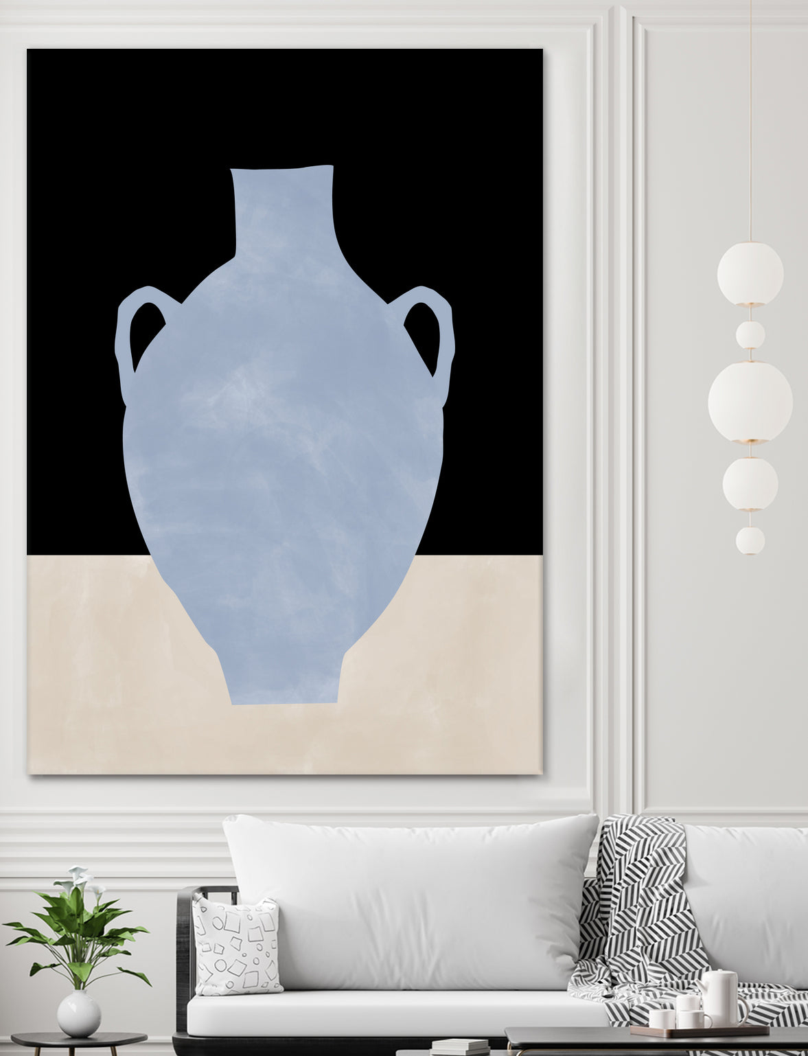 3x4 Aspectratio  Indigo34 by Elena on GIANT ART - illustration vase