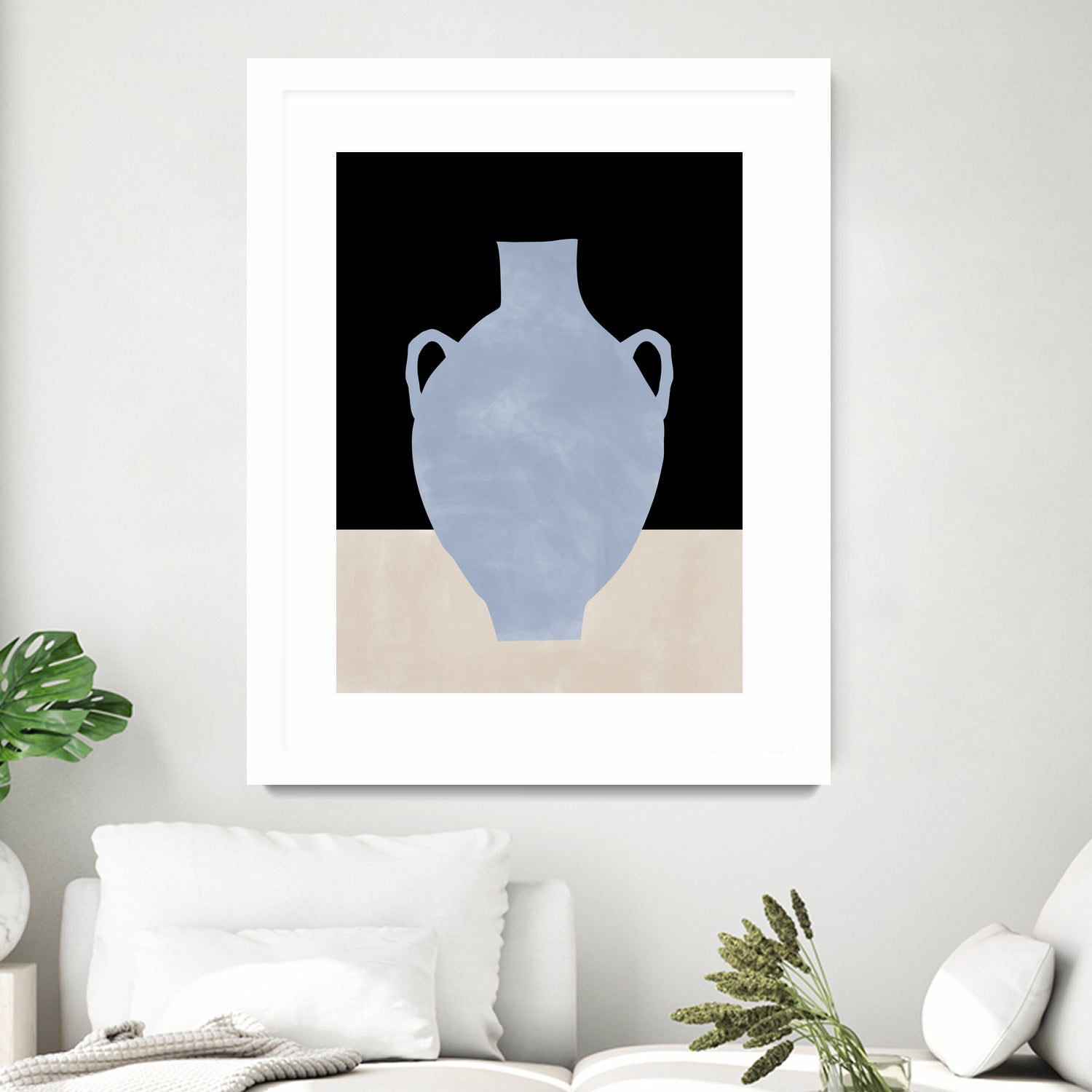 3x4 Aspectratio  Indigo34 by Elena on GIANT ART - illustration vase