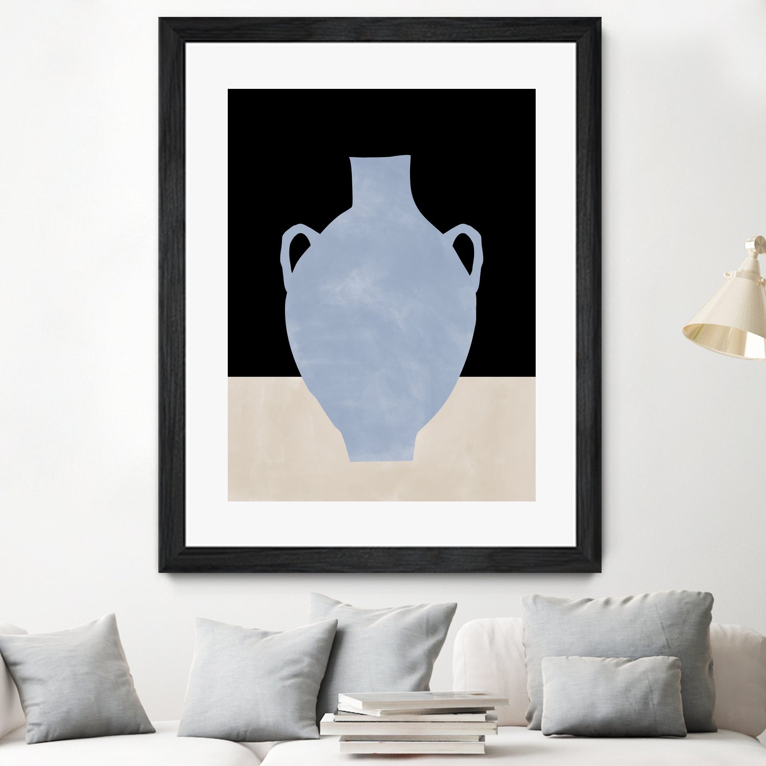 3x4 Aspectratio  Indigo34 by Elena on GIANT ART - illustration vase