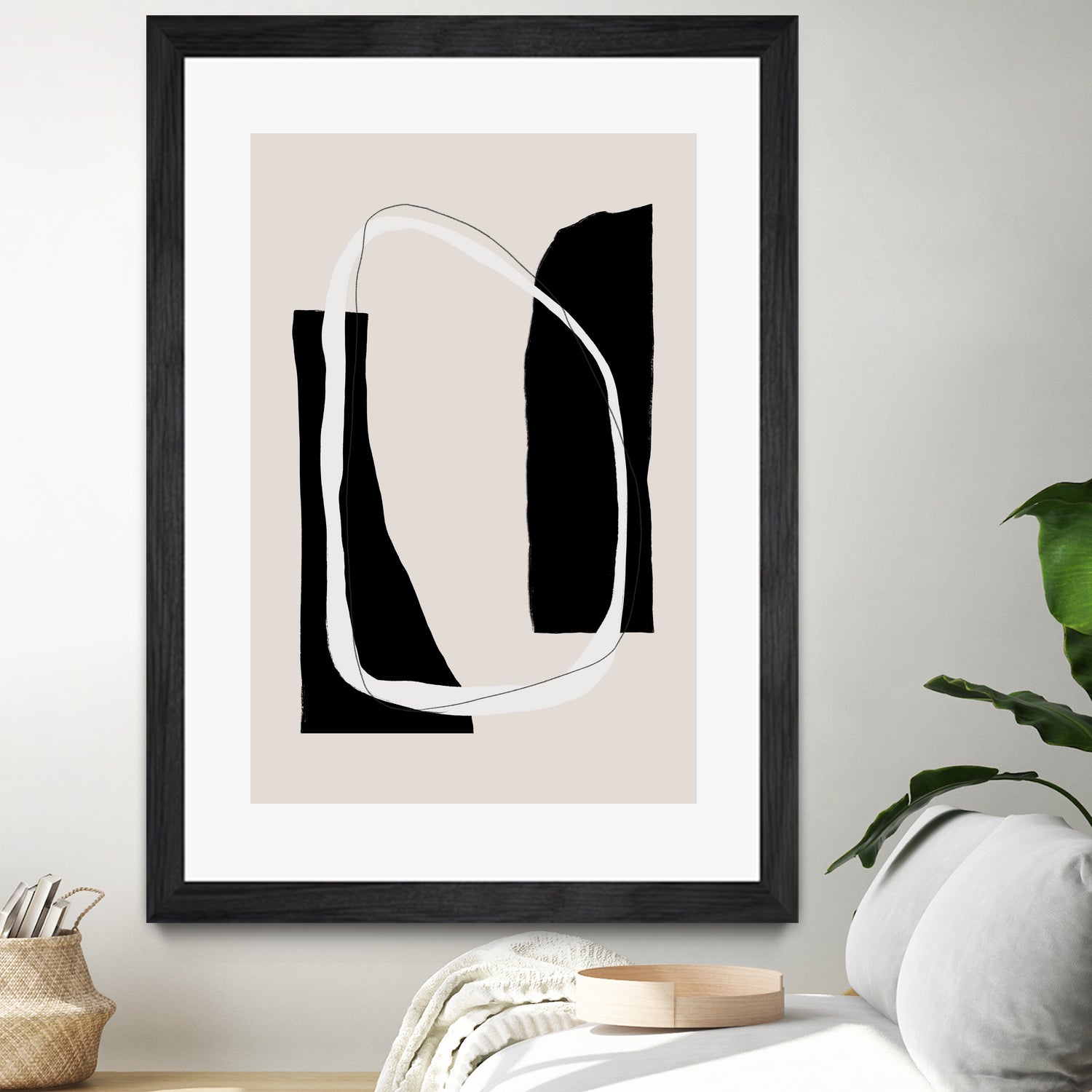 Monochrome Geometric Shapes by uplusmestudio on GIANT ART - minimalist art abstract minimalist art