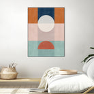 Abstract Geometric Artwork With Earthy Tones by Elena Ristova on GIANT ART - abstract abstract